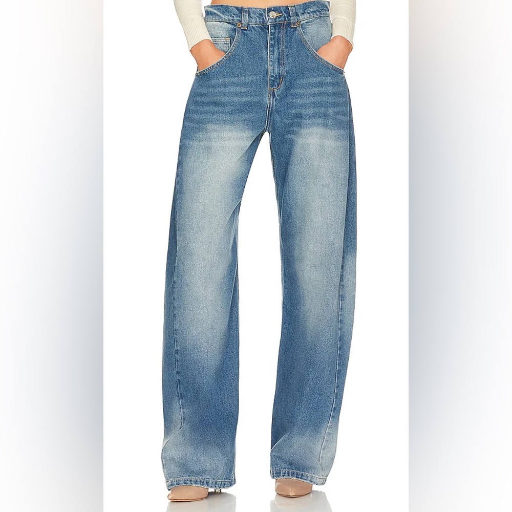 Ronny Kobo Collection Blue Bootcut Jeans with Classic Denim Wash